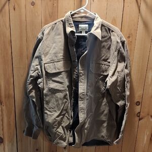 Cabela's Men's Tan Lightweight Shirt Jacket